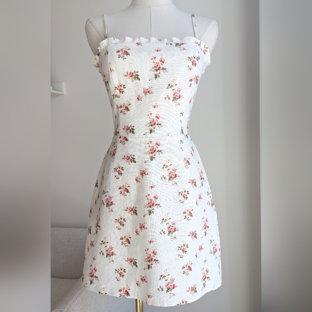 Reformation Ava Floral Mini Dress